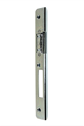 GU BKS Secury Sicherheits Haustür Schließblech 250x28x9x3mm mit AT-Stück verstellbar DIN Links