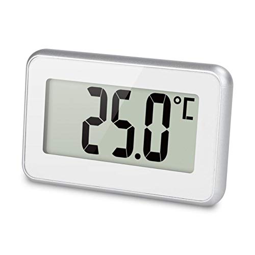 Renoble Kühlschrank Thermometer Digital Gefrierschrank Raumthermometer Wasserdicht Große LCD Display Hintergrund Beleuchtung Akustischer Alarm Temperaturanzeige für die Küche zu Hause