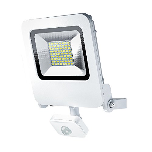 Osram LED Endura Flood Sensor Fluter, für Außenanwendungen, integrierter Bewegungssensor, Warmweiß, 257, 0 mm x 201, 0 mm x 63, 0 mm