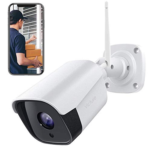 Victure 1080P Überwachungskamera Aussen WLAN IP Kamera wasserdichte Sicherheitskamera CCTV Kamerasystem mit Zwei Wege Audio Außen Kamera mit Bewegungserkennung und Infrarot Nachtsicht