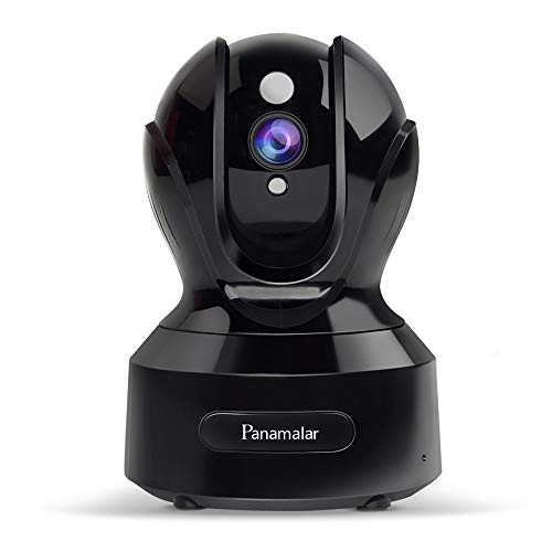 Panamalar WLAN IP Kamera,1080P IP Innen Überwachungskamera 350°Schwenkbar FHD unterstützt LAN & WLAN Verbindung/Alexa/2 Weg Audio/Nachtsicht usw, Indoor Baby Kamera für Baby/Haustier PC Handy app