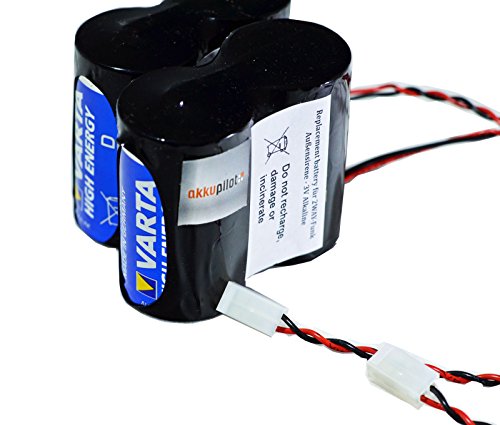 akkupilot Ersatzbatterie kompatibel zu ABUS FU2986 kompatibel für 2WAY-Funk-Außensirene